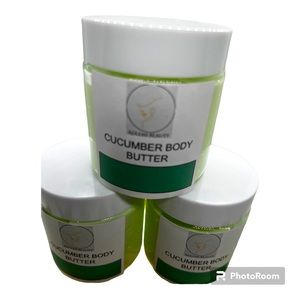 Organic cucumber body butter